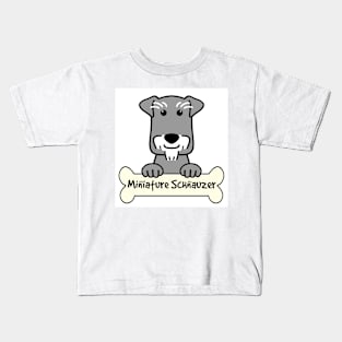 Miniature Schnauzer Kids T-Shirt